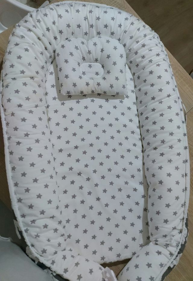 Hamaca Bebé - Cuna Nido Gris