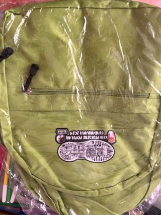 Mochila verde Camping