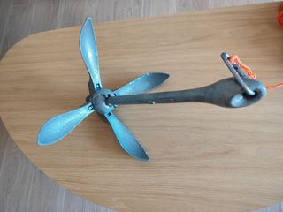 Ancla barco 4kg - Ancla de 4 puntas