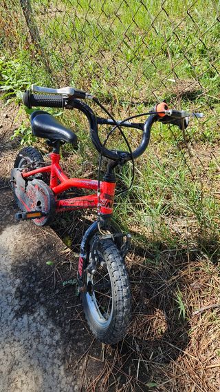 Bicicleta infantil Monty 12" roja