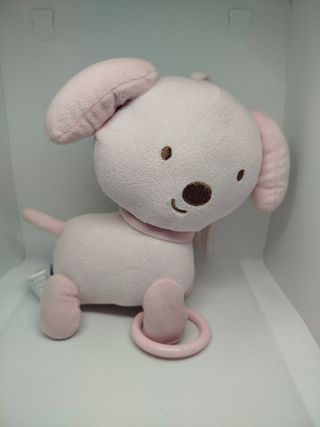 Peluche cane Fagottino rosa