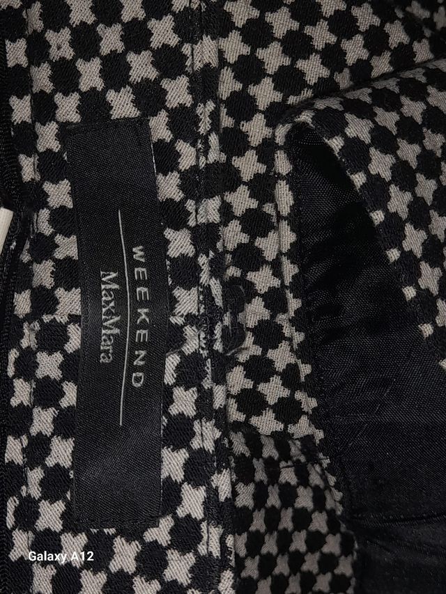 Pantalones Max Mara - vichy blanco y negro