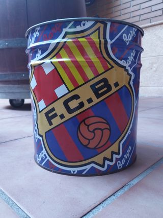 Papelera, hucha y bote lapiceros FC Barcelona 