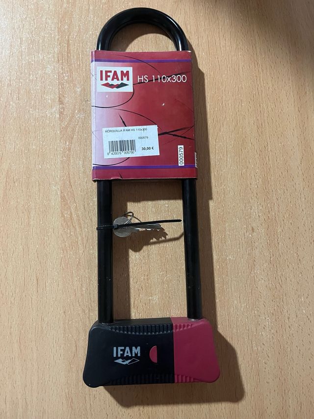 Candado/ Horquilla IFAM HS de 110x300 cm para moto