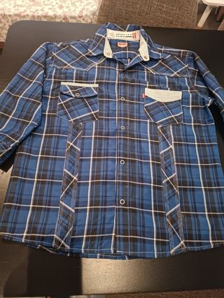 Camisa cuadros hombre talla M