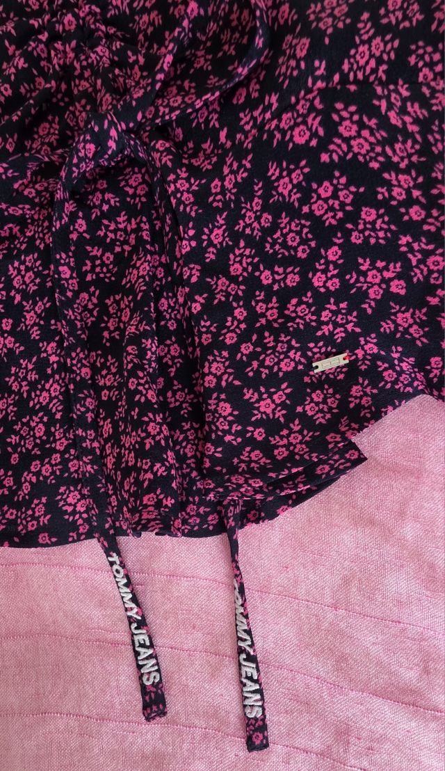 Falda Tommy Hilfiger M - Marino/Rosa