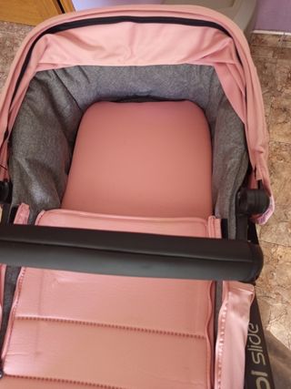 Carrito bebé Jané be cool rosa 3 piezas