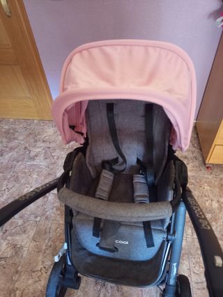 Carrito bebé Jané be cool rosa 3 piezas
