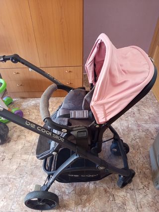 Carrito bebé Jané be cool rosa 3 piezas