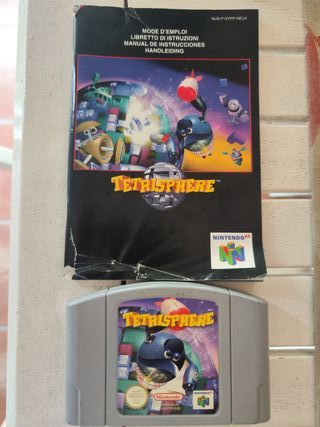 Tetrisphere N64 - Juego y manual
