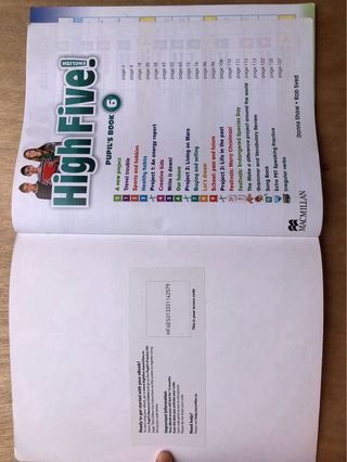 Pupil’s book High Five! 6, B1