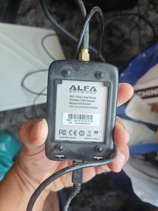 Antena WiFi 17dBi + Adaptador USB Alfa