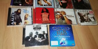 Lote 10 cd's de música Rnb, hip-hop 