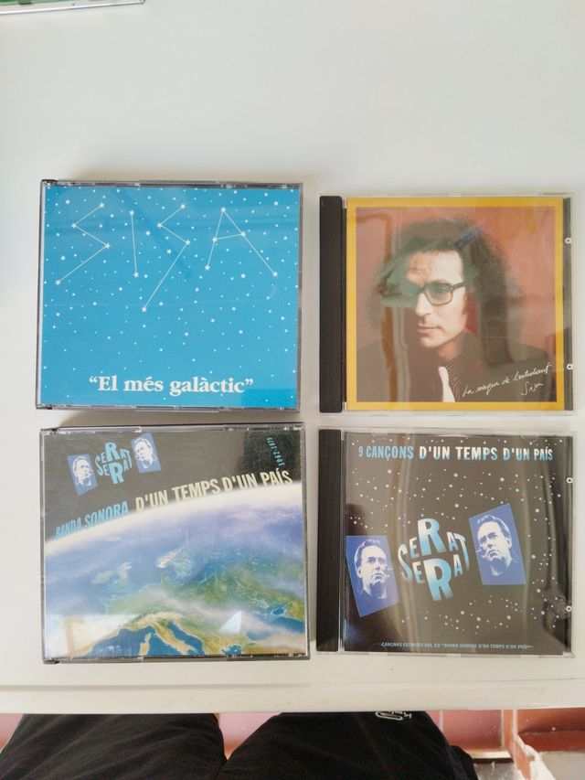 CDs Serrat & Sisa: 4 álbumes