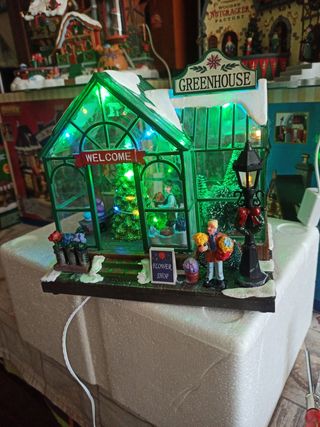 Invernadero Navidad LED - Pueblo