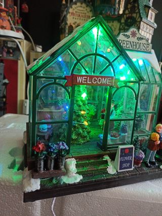 Invernadero Navidad LED - Pueblo