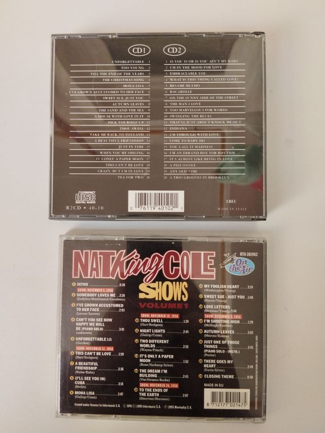 2 CDs Nat King Cole: Colecciones Doradas