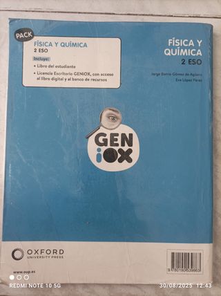 Física y Química 2º ESO. Libro del estudiante. ...