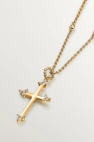 Colgant+cadena Aristocrazy de plta cn baño oro 18k