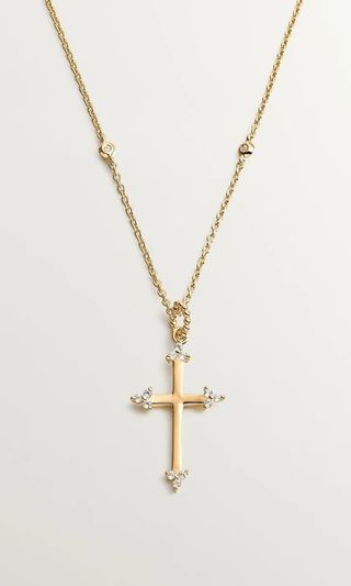 Colgant+cadena Aristocrazy de plta cn baño oro 18k