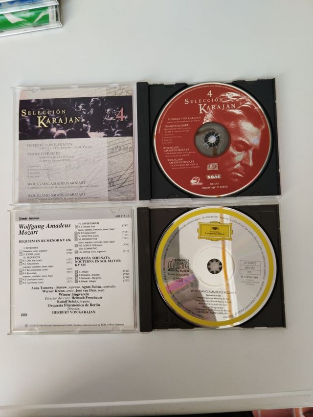 2 CDs Karajan: Selección & Mozart Requiem