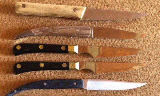 Lote CUCHILLOS Chuleteros calidad gourmet