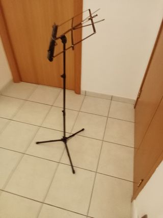 Leggio musicale nero