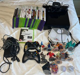 Xbox 360 Slim 250GB + Kinect + 21 juegos