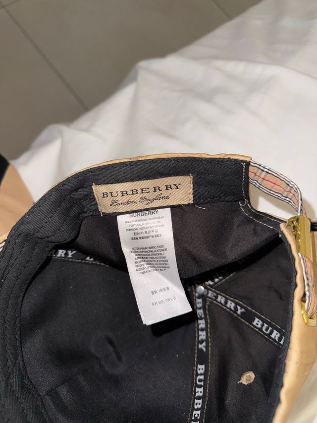 Cappello Burberry beige