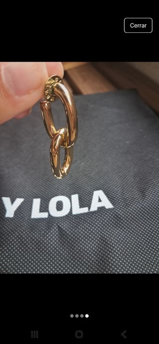 Pendientes Bimba y Lola dorados