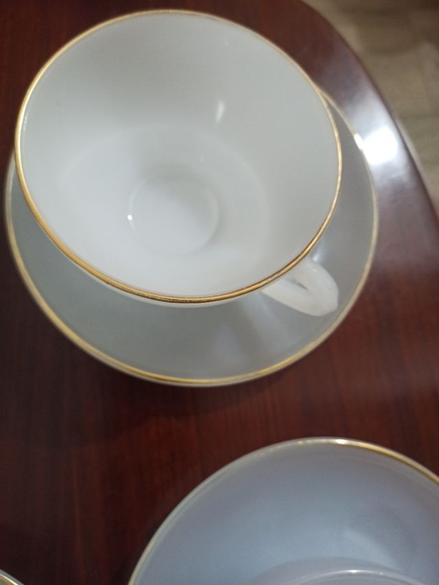 Juego café desayuno arcopal opalino arlequín