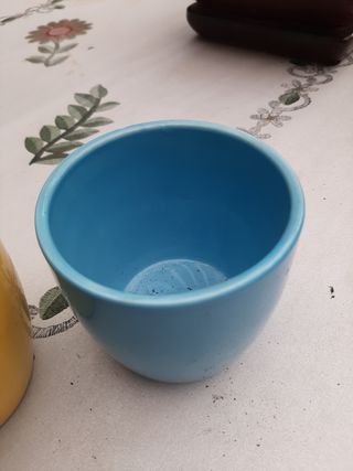 2 Mini maceteros - Cerámica