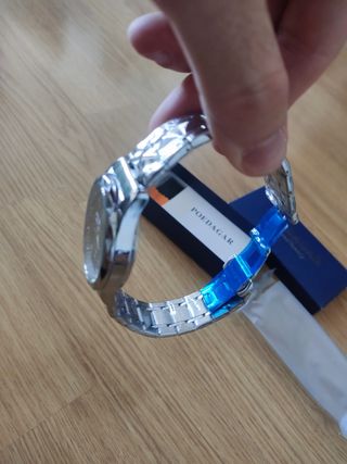 Reloj POEDAGAR - Acero, Negro