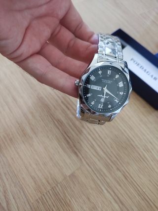 Reloj POEDAGAR - Acero, Negro