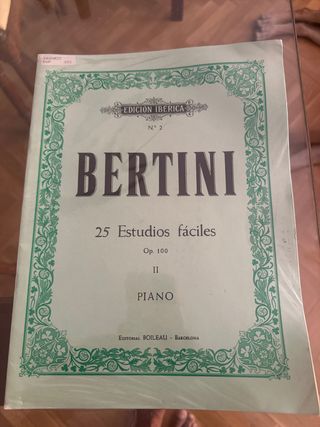 Bertini - 25 Estudios fáciles Op. 100
