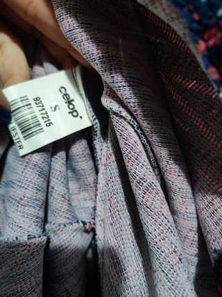 Vestido estampado manga larga Celop