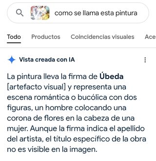 Cuadro La Corona De Flores 