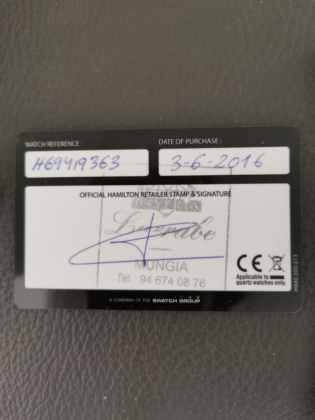 Orologio Hamilton Khaki Field Meccanico