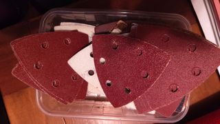 30 Fogli Abrasivi Parkside Triangolari