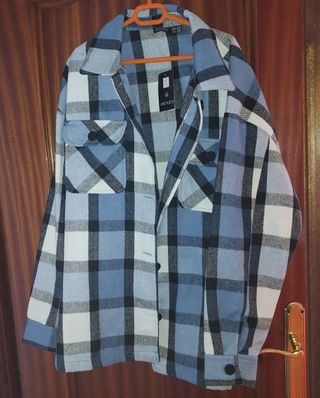 Chaqueta esmara cuadros azul-negro