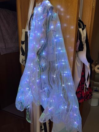 Pack novia: Capa LED azul y blanco