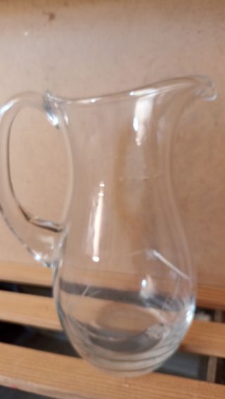 Jarra cristal transparente