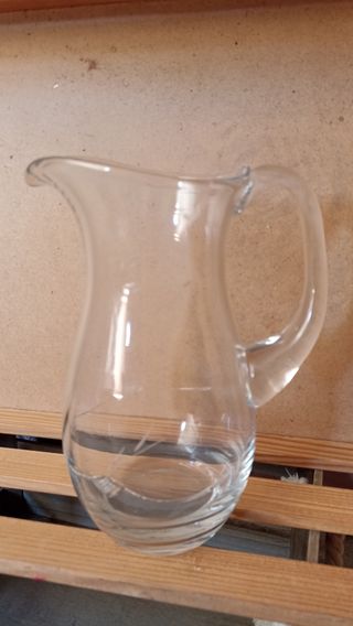 Jarra cristal transparente