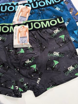 Lote de 5 Calzoncillos  Bóxer L