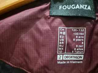 Cazadora Fouganza equitación 8 años