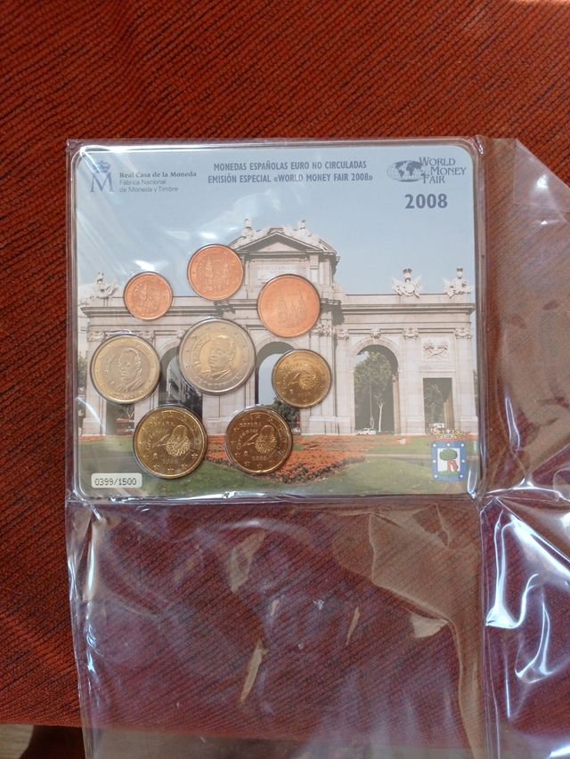 Euroset cartera España Berlin 2008