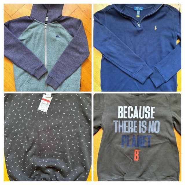 4 JERSÉIS NIÑO 10-12 años.

