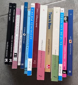 3x2 libros teatro, poesía, novela