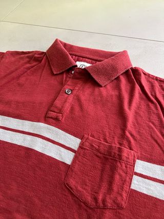 Polo Quiksilver rossa a righe L