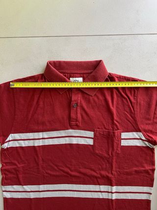 Polo Quiksilver rossa a righe L